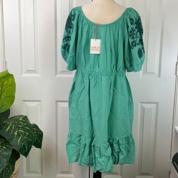 Knox Rose Women’s 3/4 Sleeve Embroidered Dress Size 1X - Picture 8 of 14